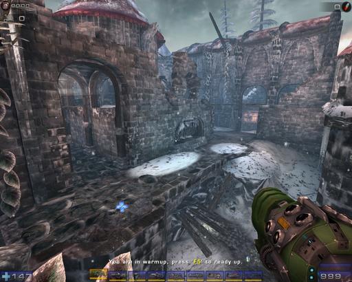 Unreal Tournament 2004 - DM-Aeris. Холодная ночь навсегда.